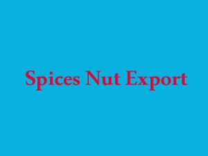 Spices Nut Export Ahmedabad Gujarat India